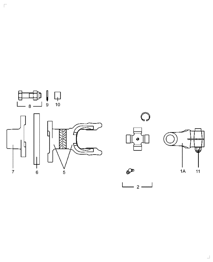 Схема запчастей Case IH 717721436 - (070) - COUPLER PTO 