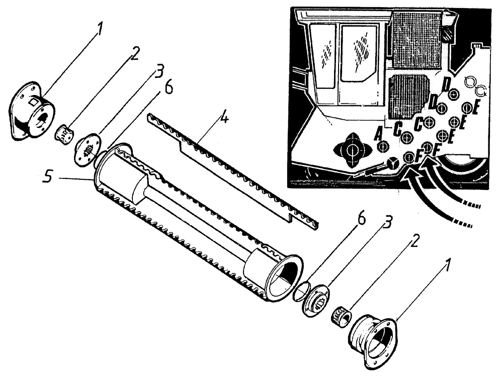 Схема запчастей Case IH 7700 - (A02[12]) - BOTTOM ROLLERS, LOWER-F Mainframe & Functioning Components