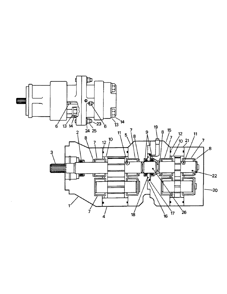 Схема запчастей Case IH PT225 - (08-19) - HYDRAULIC PUMP, PTA 296 & 297, FIELD REPLACEMENT (07) - HYDRAULICS