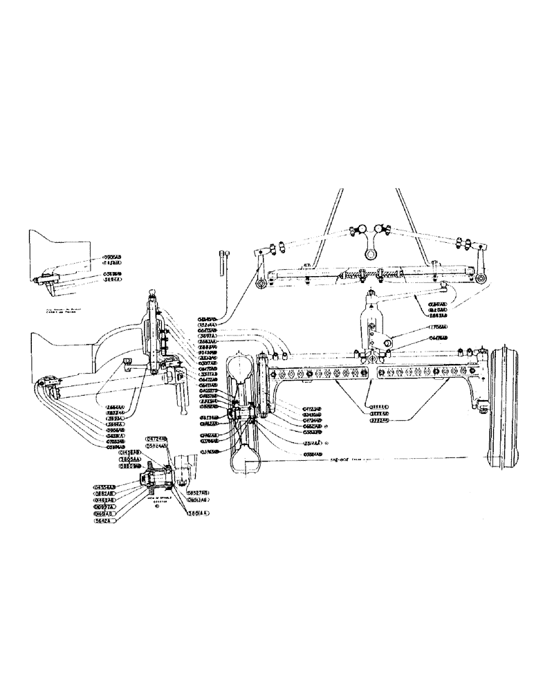 Схема запчастей Case IH DC-SERIES - (117) - ADJUSTABLE FRONT AXLE ASSEMBLY, FOR "DC" TRACTOR (06) - POWER TRAIN