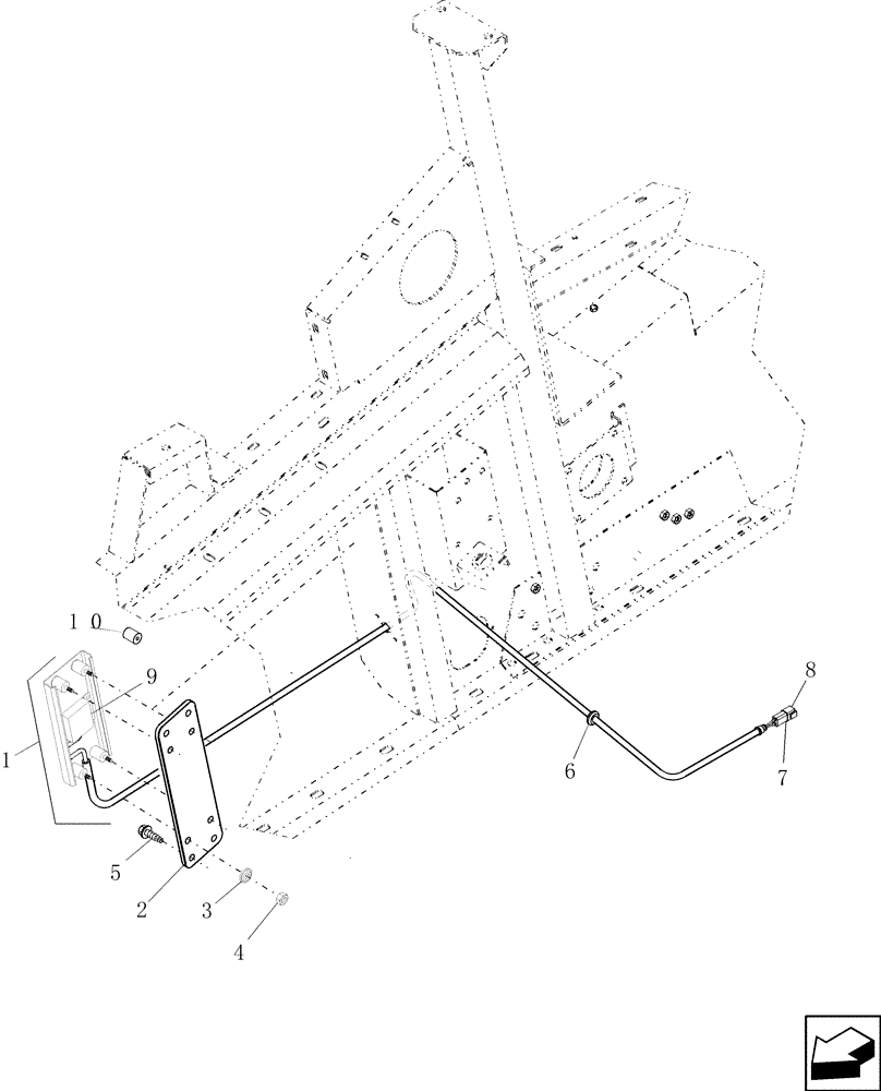Схема запчастей Case IH 8010 - (55.418.05) - ROTOR LOSS SENSOR (55) - ELECTRICAL SYSTEMS