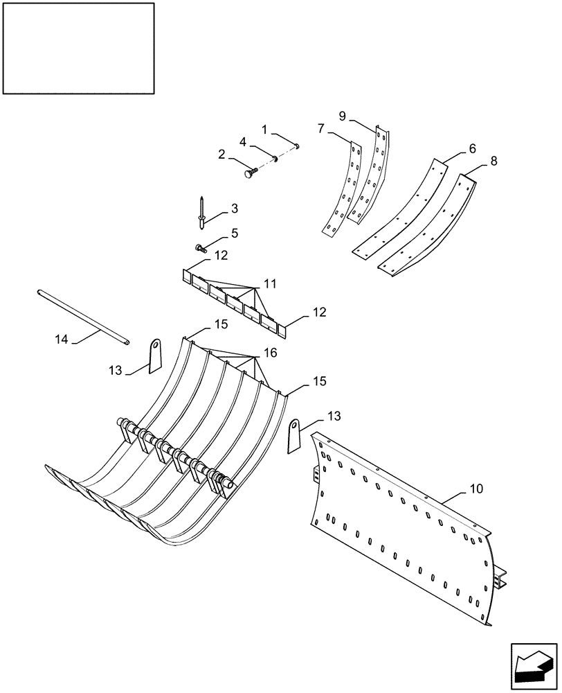 Схема запчастей Case IH LB433S - (18.84067373[01]) - DIA : FILL FLOW KIT (18) - ACCESSORIES