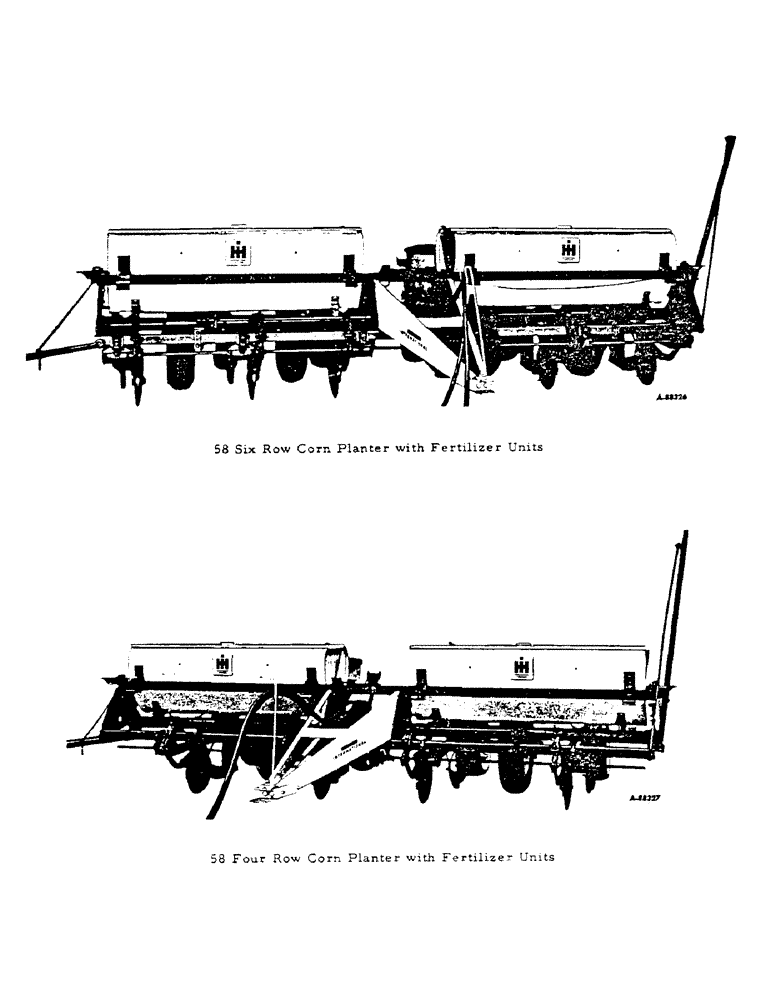 Схема запчастей Case IH 58-SERIES - (P-04) - 58 SIX AND FOUR ROW CORN PLANTER WITH FERTILIZER UNITS 