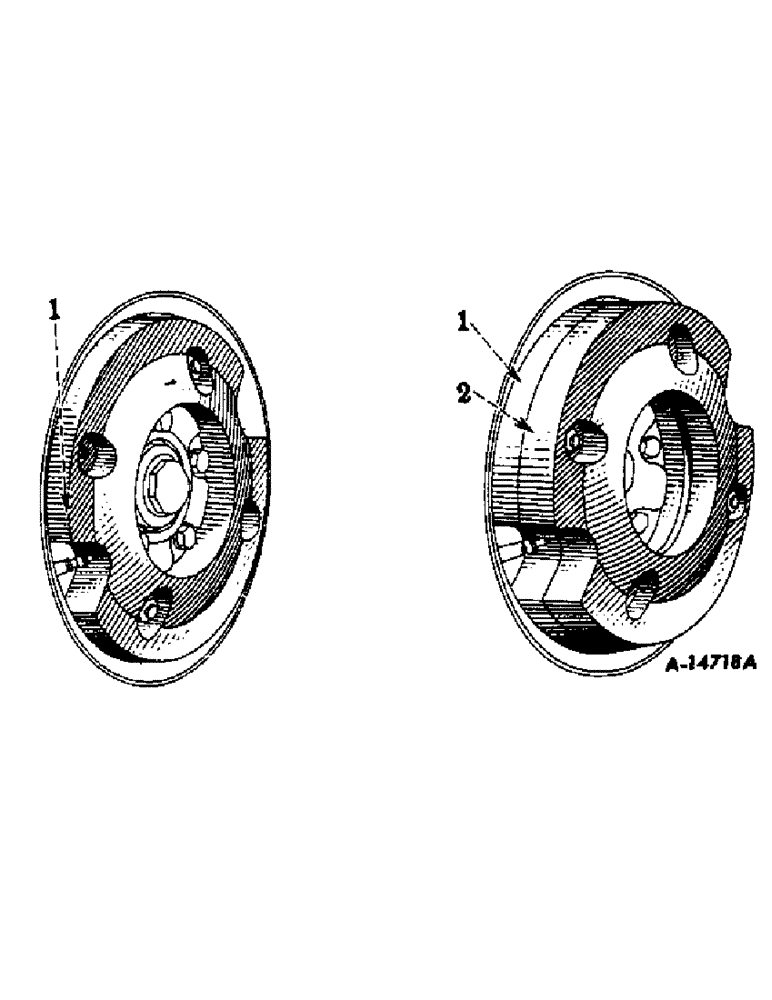 Схема запчастей Case IH INTERNATIONAL - (15-03) - WHEELS AND TRACTION, FRONT WHEEL WEIGHTS Wheels & Traction