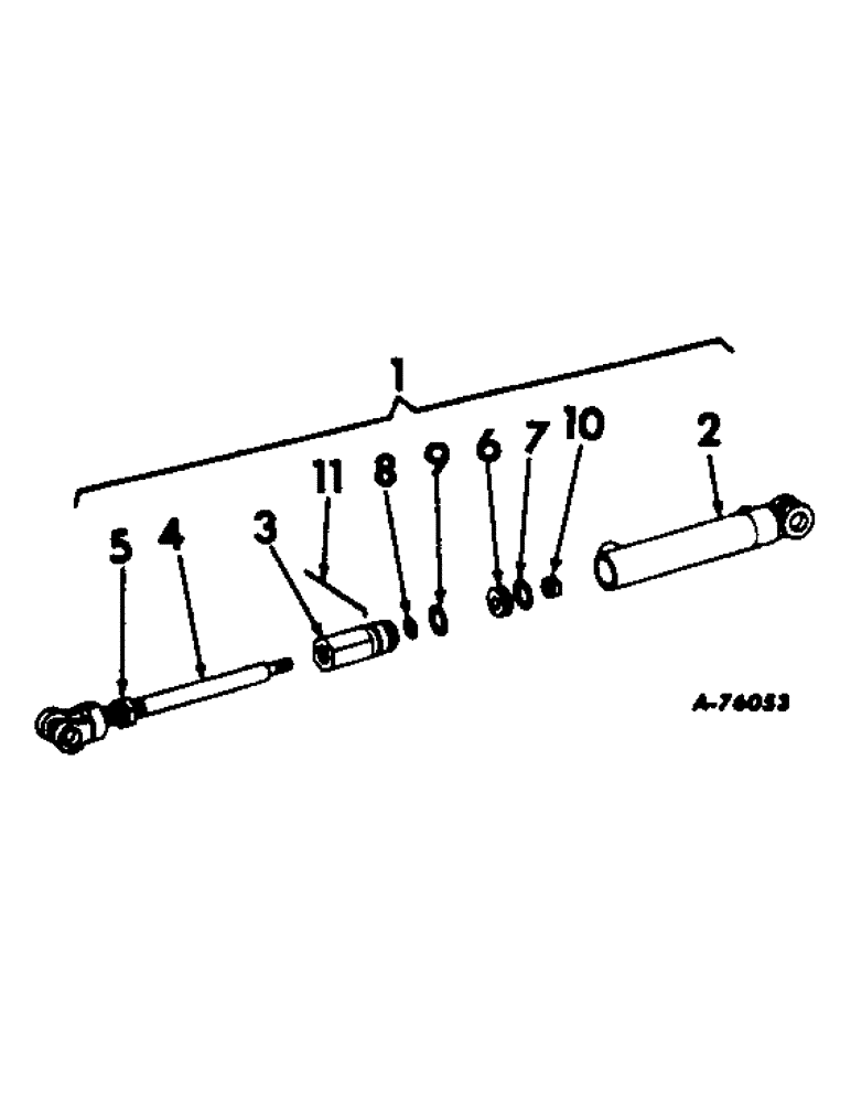 Схема запчастей Case IH 303 - (203) - HYDRAULIC PROPULSION CONTROL CYLINDER (35) - HYDRAULIC SYSTEMS
