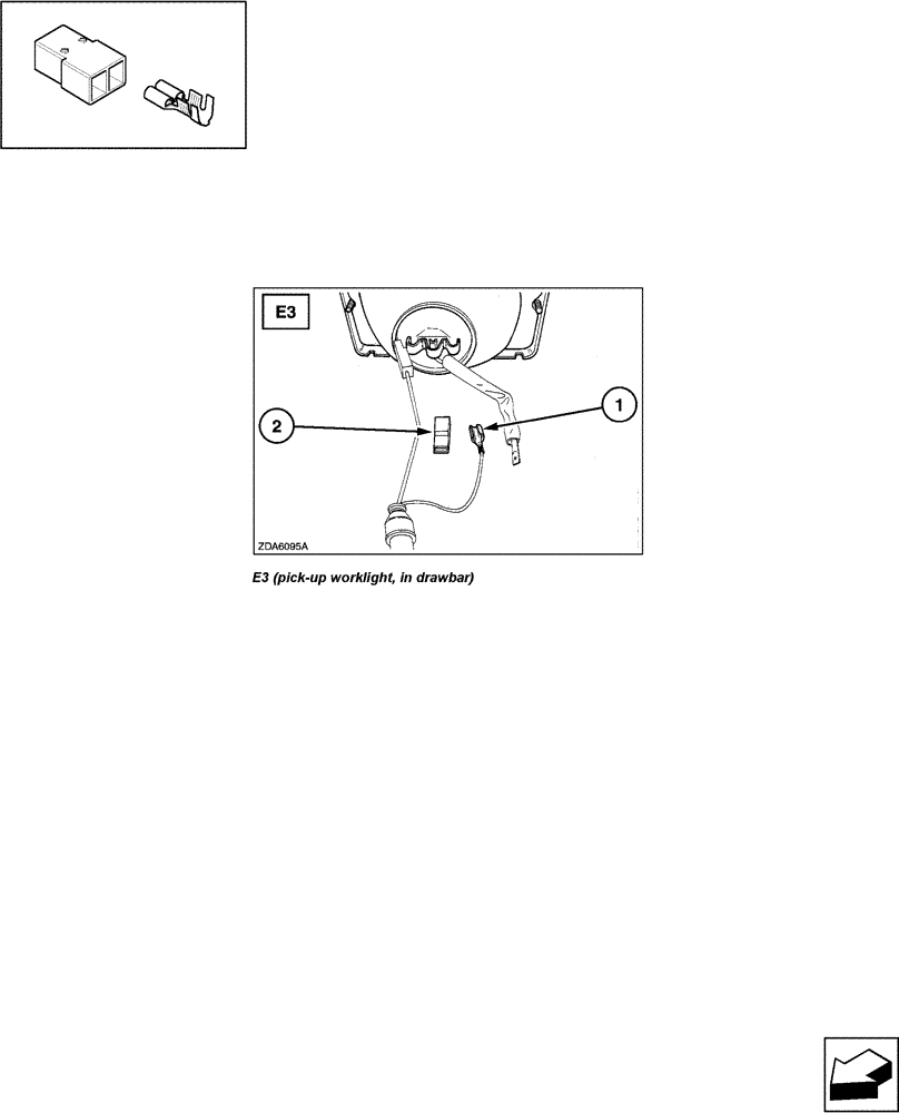 Схема запчастей Case IH LBX331S - (06.66[01]) - CONNECTORS: E3 (06) - ELECTRICAL SYSTEMS