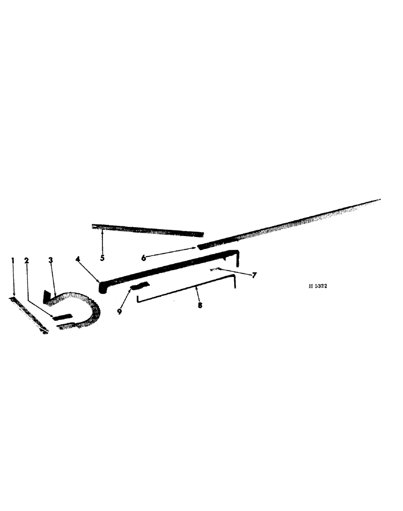 Схема запчастей Case IH 7 - (05-10) - HAND LIFT LEVER ATTACHMENT 