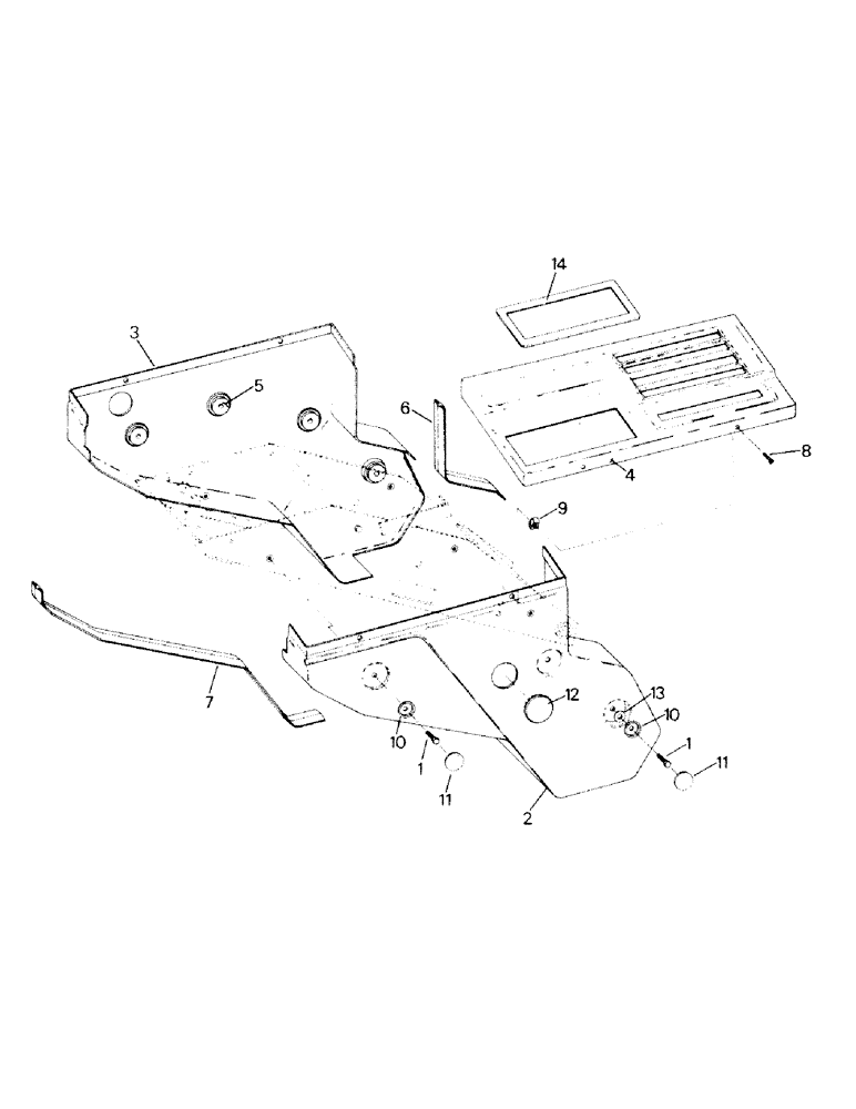 Схема запчастей Case IH ST470 - (01-38) - TILT CONSOLE COVER (10) - CAB
