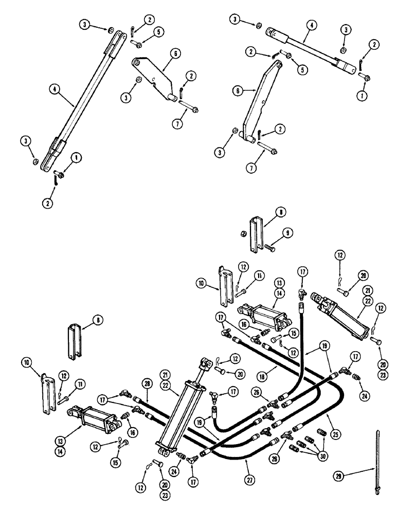 Схема запчастей Case IH DOT 28 - (22) - LIFT ASSEMBLY 