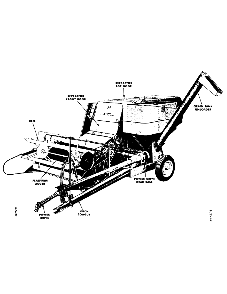 Схема запчастей Case IH 82 - (04) - NUMBER 82 COMBINE, LEFT SIDE (00) - GENERAL & PICTORIAL INDEX