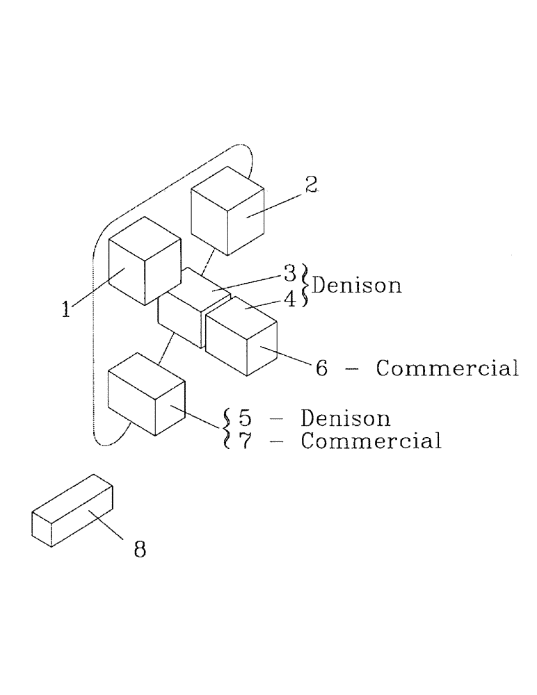 Схема запчастей Case IH 7700 - (B01-05) - HYDRAULIC PUMPS Hydraulic Components & Circuits