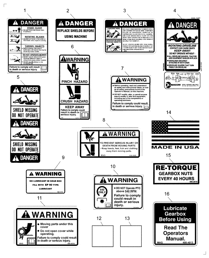 Схема запчастей Case IH 717721496 - (022) - DECALS (12) - MAIN FRAME