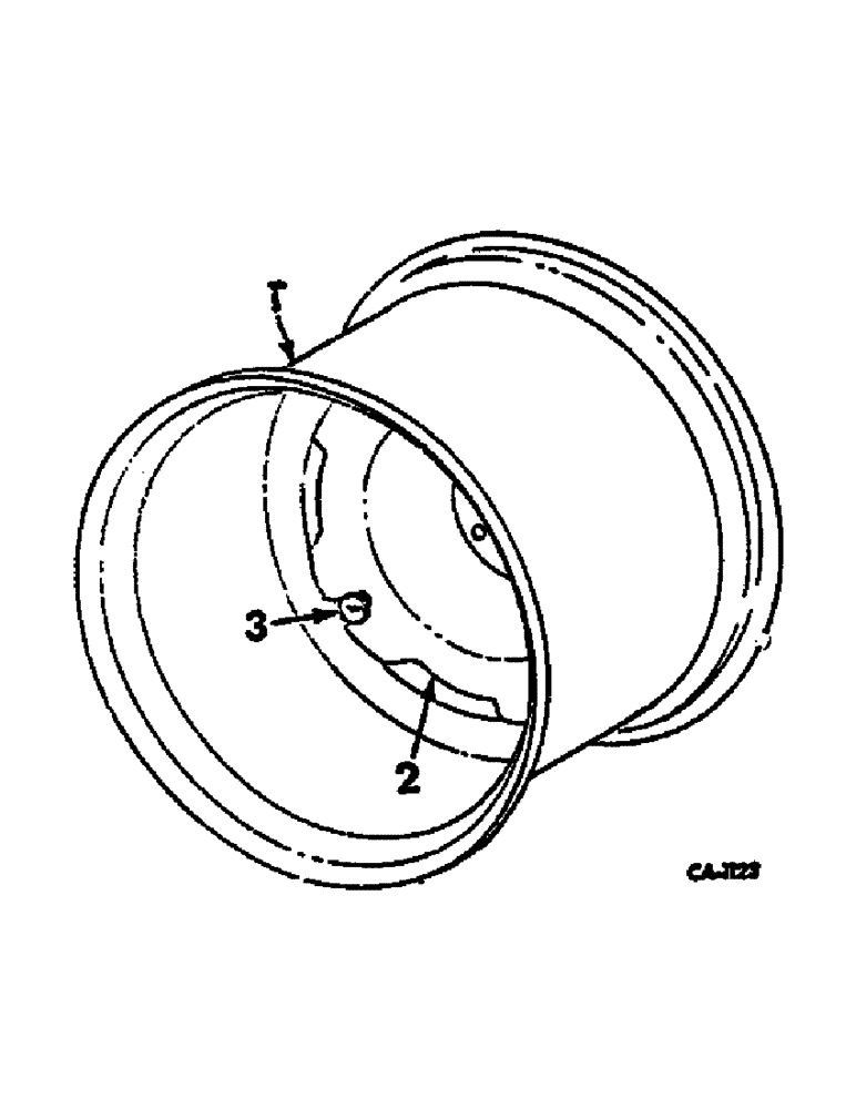 Схема запчастей Case IH 574 - (15-03) - REAR WHEELS Wheels & Traction