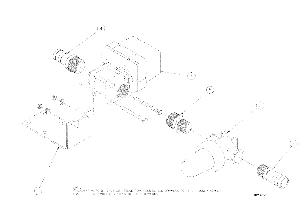 Схема запчастей Case IH SPX3200 - (09-060) - VALVE PLUMBING GROUP, 80 & 90 OUTER (5 & 6 SEC) (78) - SPRAYING