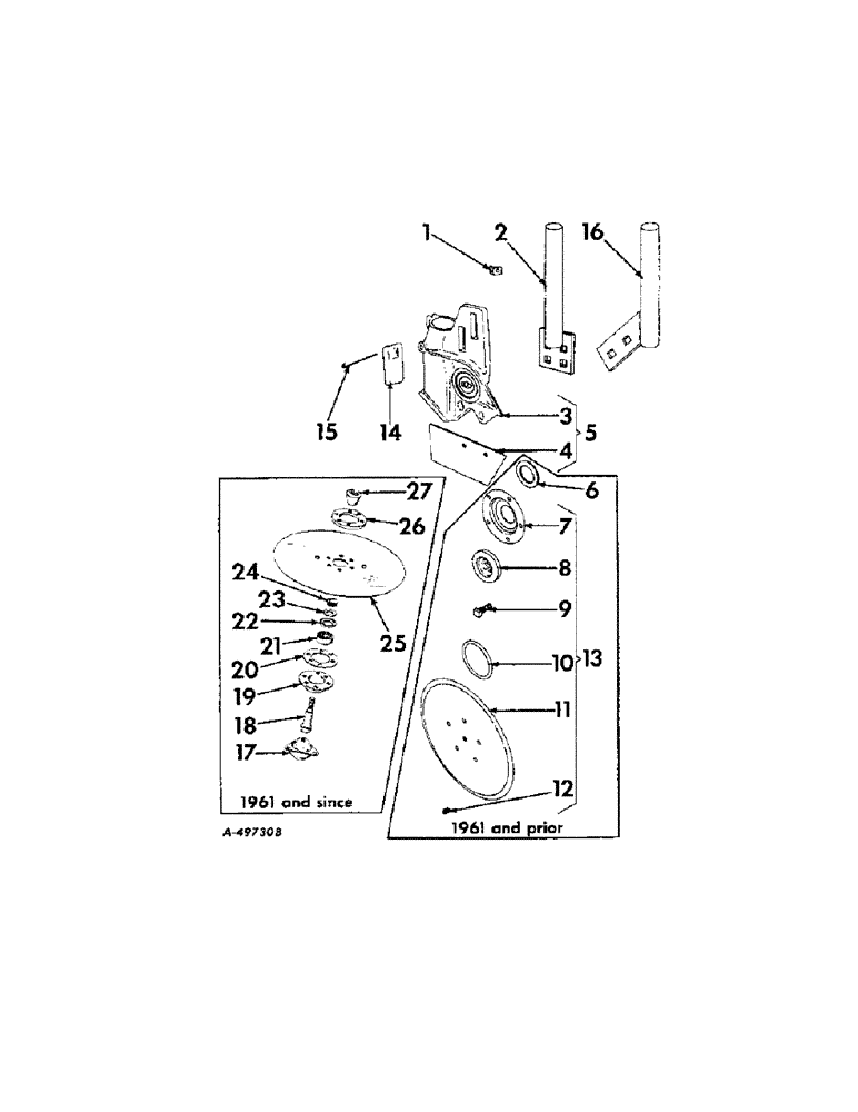 Схема запчастей Case IH 422 - (X-11[A]) - DISK APPLICATOR 