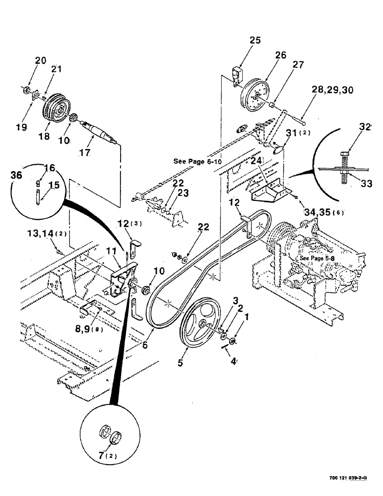 Схема запчастей Case IH 8825 - (06-06) - HEADER DRIVE ASSEMBLY, CONTINUED (06) - POWER TRAIN