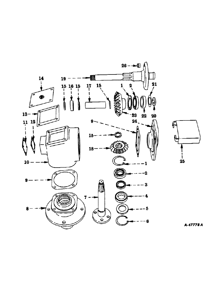 Схема запчастей Case IH 34U-FTC26 - (B-06) - MAIN DRIVE 