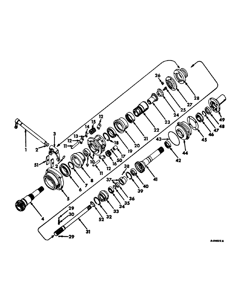 Схема запчастей Case IH 2656 - (B-27) - POWER TRAIN, FORWARD AND REVERSE DRIVE, GEAR DRIVE TRACTORS (03) - POWER TRAIN
