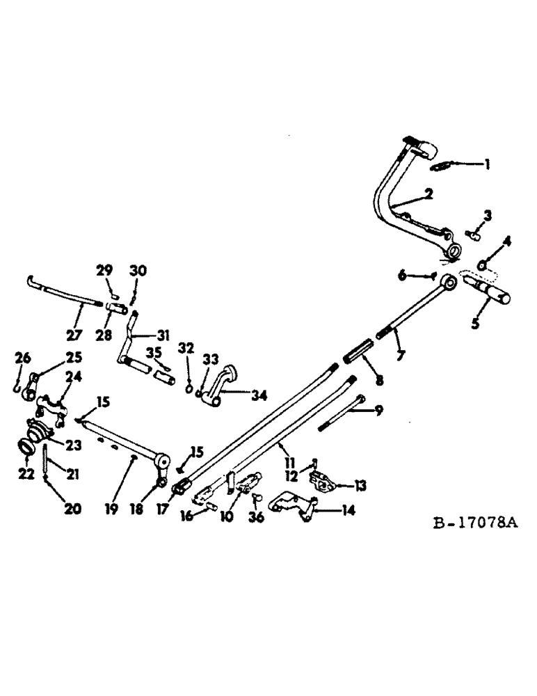 Схема запчастей Case IH 2756 - (H-09) - CONTROLS, CLUTCH CONTROLS AND TRANSMISSION BRAKE Controls