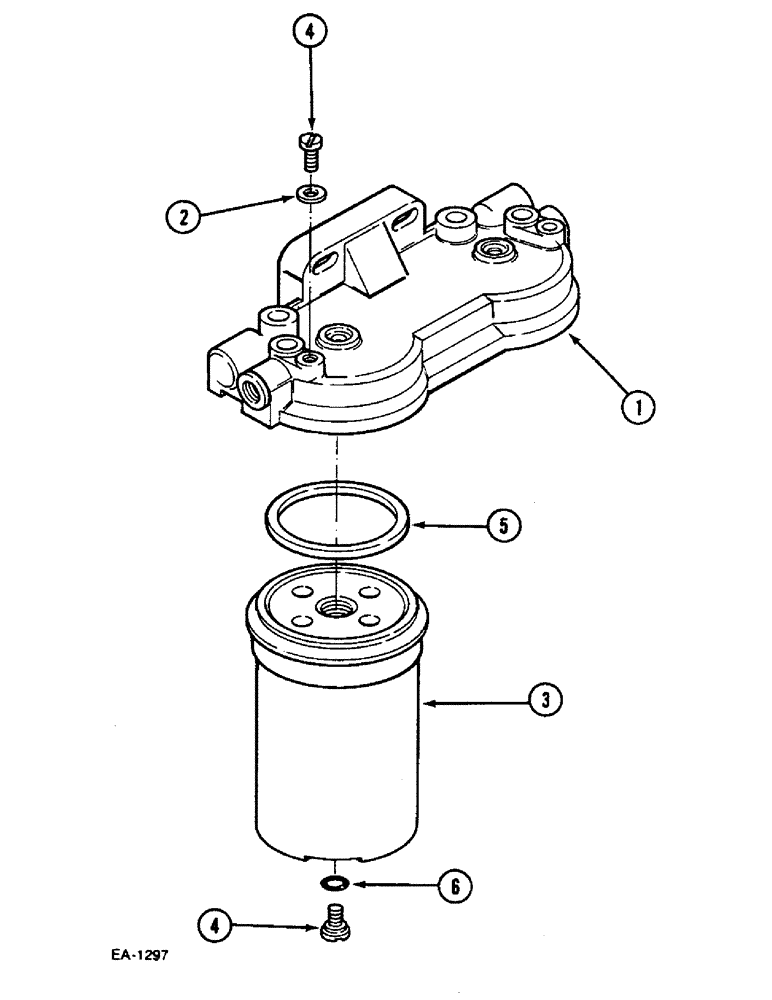 Схема запчастей Case IH 533 - (3-104) - TWIN FUEL FILTER - "BOSCH" (03) - FUEL SYSTEM