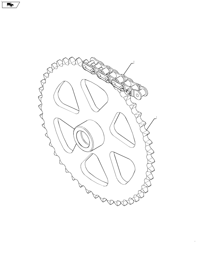 Схема запчастей Case IH 3020-20 - (58.120.02) - DIA KIT, AUGER, LOW RPM (58) - ATTACHMENTS/HEADERS