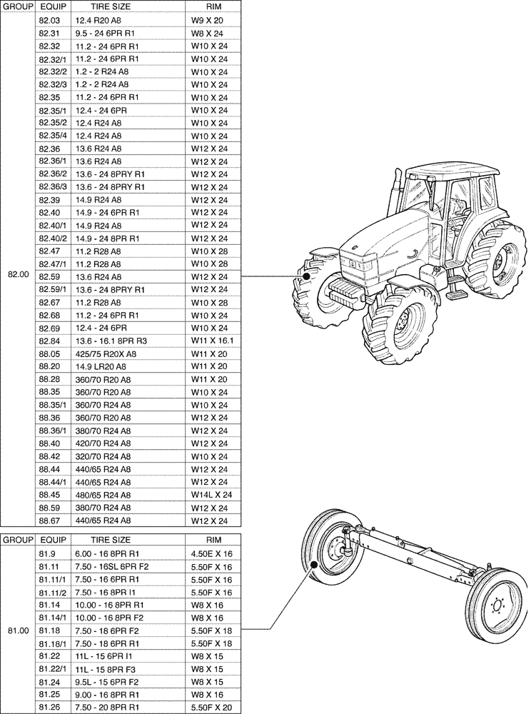 Схема запчастей Case IH JX70U - (SEC. 11[01]) - TRACTION (00) - GENERAL