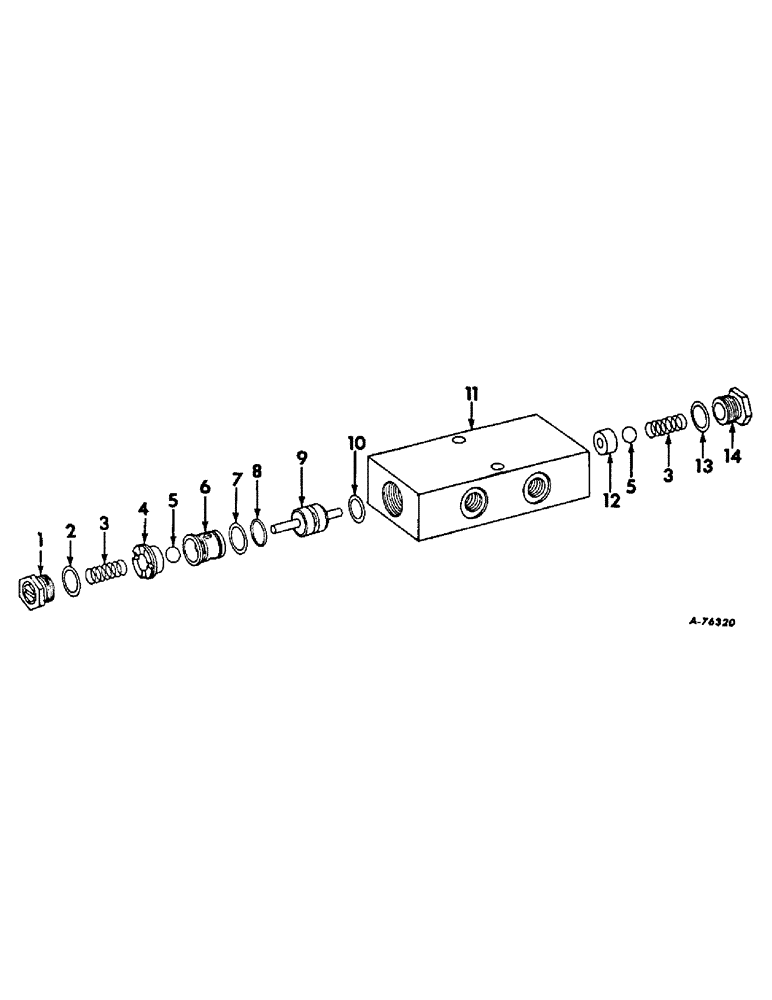 Схема запчастей Case IH 315 - (F-41) - HYDRAULICS SYSTEM, STEERING HYDRAULIC CHECK VALVE (07) - HYDRAULIC SYSTEM