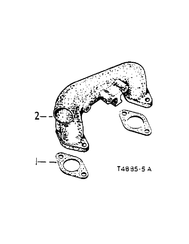 Схема запчастей Case IH 364 - (1-08) - AIR INTAKE MANIFOLD (01) - ENGINE
