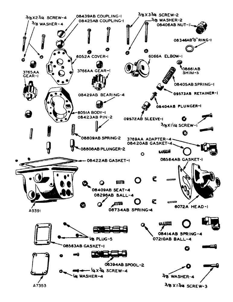 Схема запчастей Case IH SO-SERIES - (117) - DUAL CONTROL UNIT AND PUMP, HYDRAULIC SINGLE AND DUAL CONTROL UNIT AND VALVES, S, SC,SO (08) - HYDRAULICS