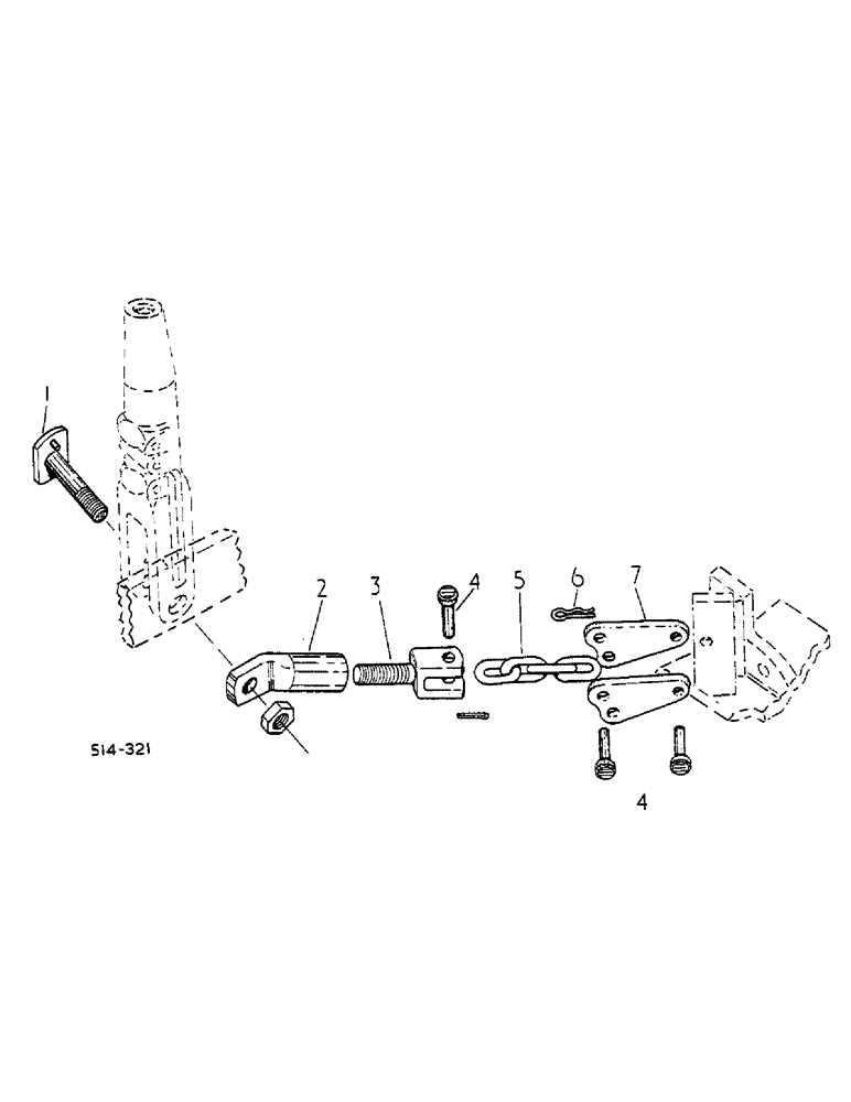 Схема запчастей Case IH 574 - (09-109A) - INSIDE CHECK CHAIN,  -454 MACHINE -,  - MACHINE FITTED W/ DRUM BRAKES AND ISO MOUNTED CAB - (12) - FRAME