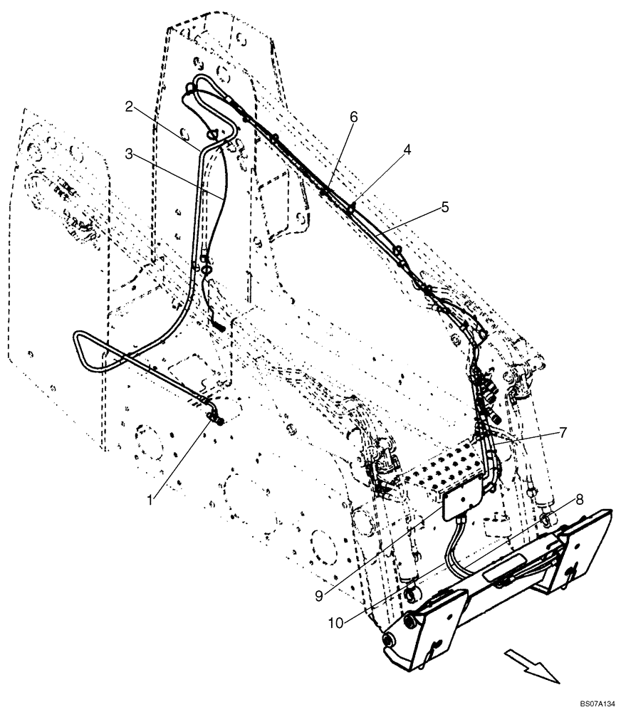 Схема запчастей Case IH 410 - (08-06A) - HYDRAULICS - COUPLER SYSTEM, IF USED (08) - HYDRAULICS