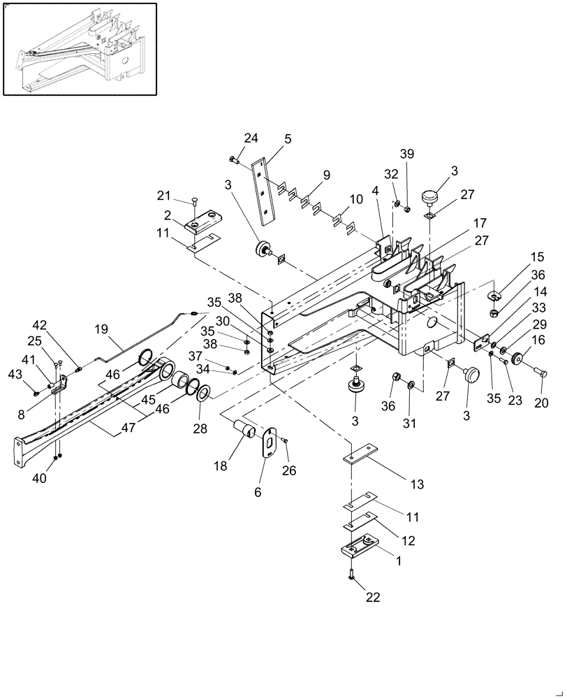 Схема запчастей Case IH SB541C - (62.150.02[3]) - PLUNGER, SB541C (62) - PRESSING - BALE FORMATION