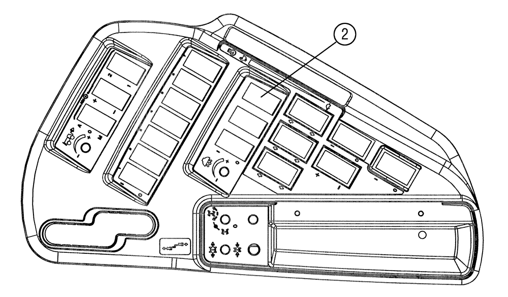 Схема запчастей Case IH SPX4410 - (12-021) - ELECTRICAL GROUP, FENCE ROW (06) - ELECTRICAL