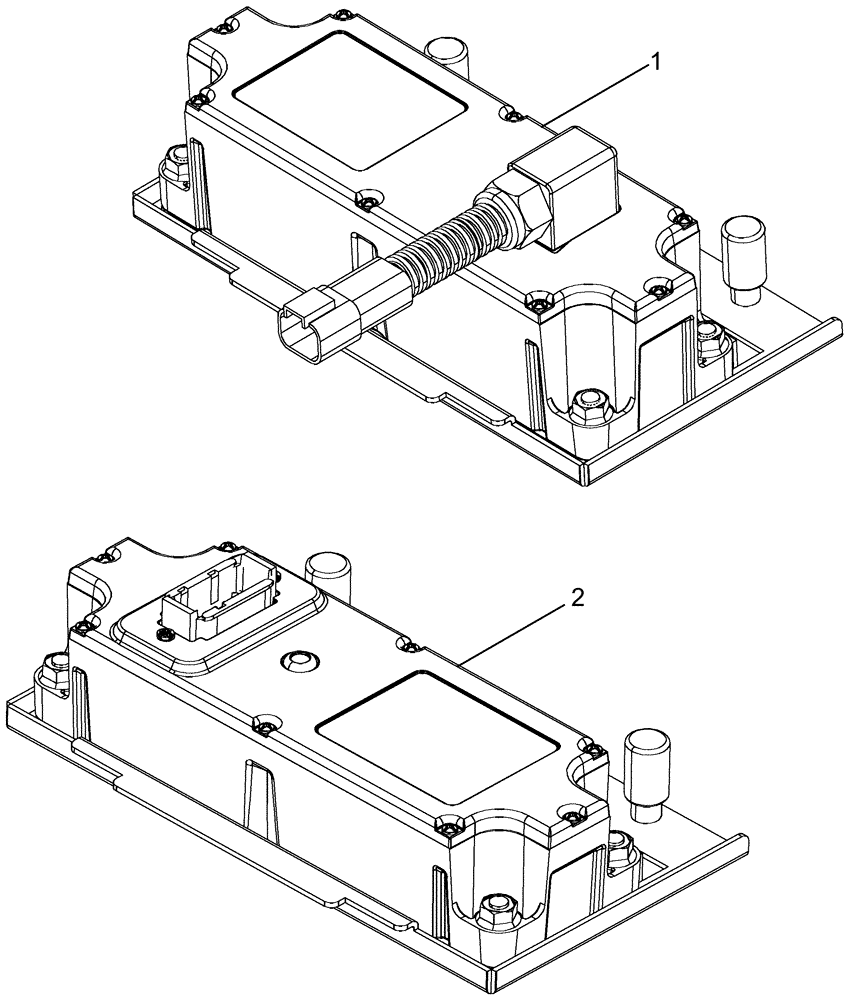 Схема запчастей Case IH 635 - (55.424.03) - SENSORS, COTTON FLOW EMITTER, COTTON FLOW DETECTOR (55) - ELECTRICAL SYSTEMS