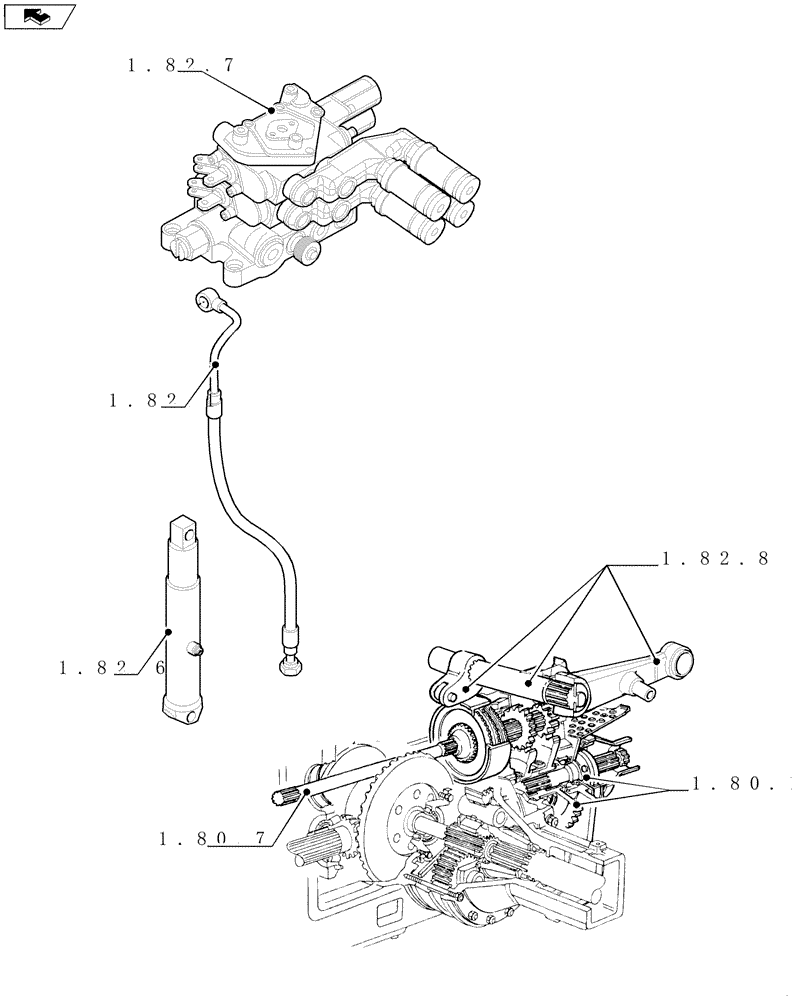 Схема запчастей Case IH PUMA 125 - (SEC. 07) - HYDRAULICS (00) - GENERAL
