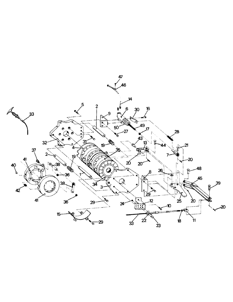 Схема запчастей Case IH PT225 - (05-1) - BRAKE GROUP - MULTIPLE DISC, PT MODELS, BEFORE FEB 82 (5.1) - BRAKES