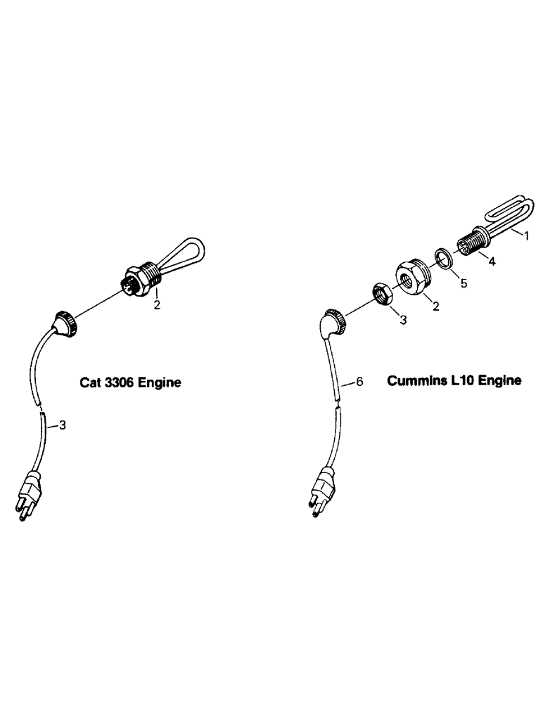 Схема запчастей Case IH CR-1280 - (04-04) - ENGINE BLOCK HEATER (04) - Drive Train