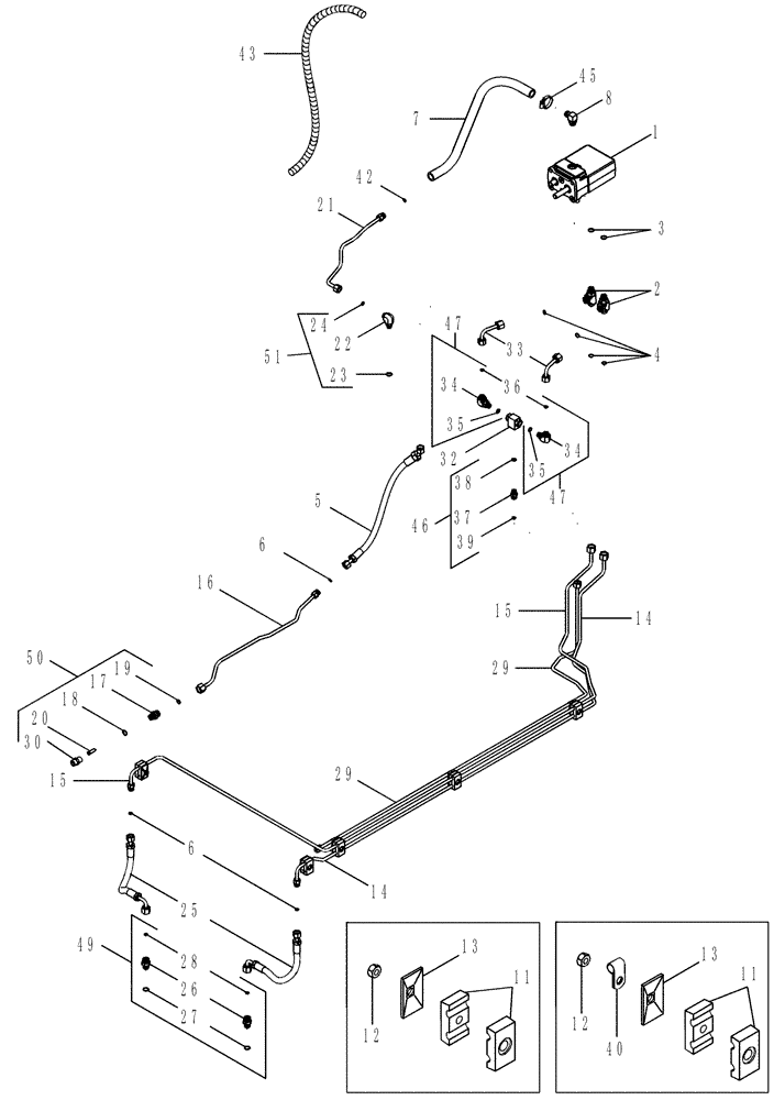 Схема запчастей Case IH MAGNUM 255 - (07-03) - BRAKES - HYDRAULIC SYSTEM, WITH PNEUMATIC TRAILER BRAKES (07) - BRAKES