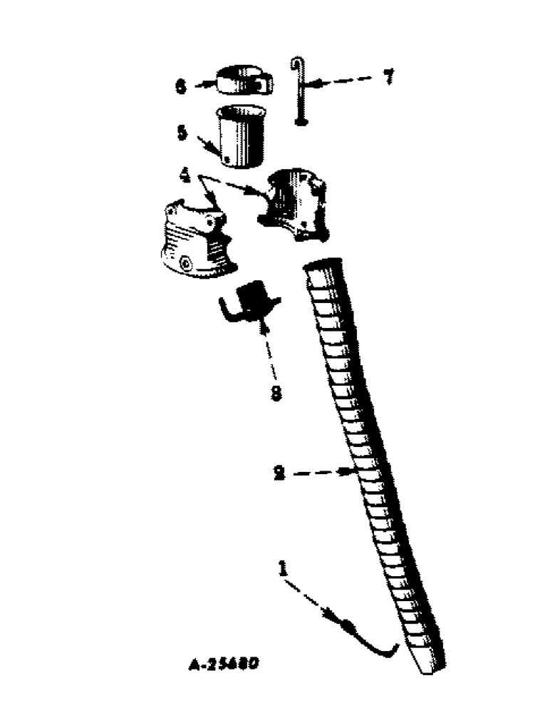 Схема запчастей Case IH 101A - (C-6) - STREAM DIVIDER 