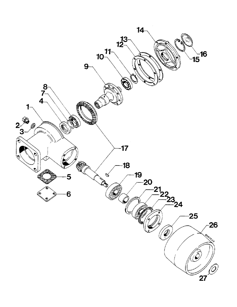 Схема запчастей Case IH 833 - (07-49) - BELT PULLEY (04) - Drive Train