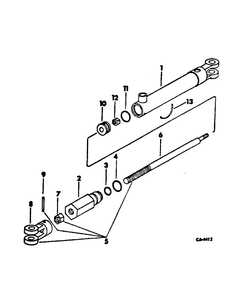 Схема запчастей Case IH 414 - (193) - DRUM DRIVE CYLINDER, 416, 1696 AND ABOVE, 422, 3167 AND ABOVE (35) - HYDRAULIC SYSTEMS