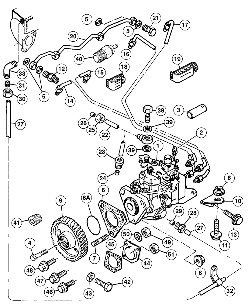 Схема запчастей Case IH MX80C - (03-02) - FUEL INJECTION SYSTEM, MX100C (03) - FUEL SYSTEM