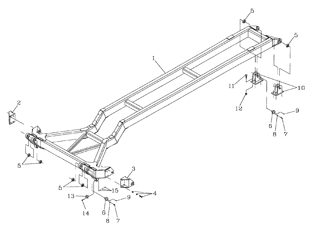 Схема запчастей Case IH AUSTOFT - (A01[05]) - LIFT FRAME Mainframe & Functioning Components