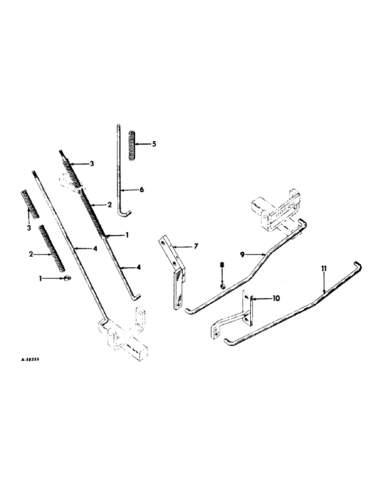 Схема запчастей Case IH 266 - (R-12) - STABILIZER ROD AND BRACKET 