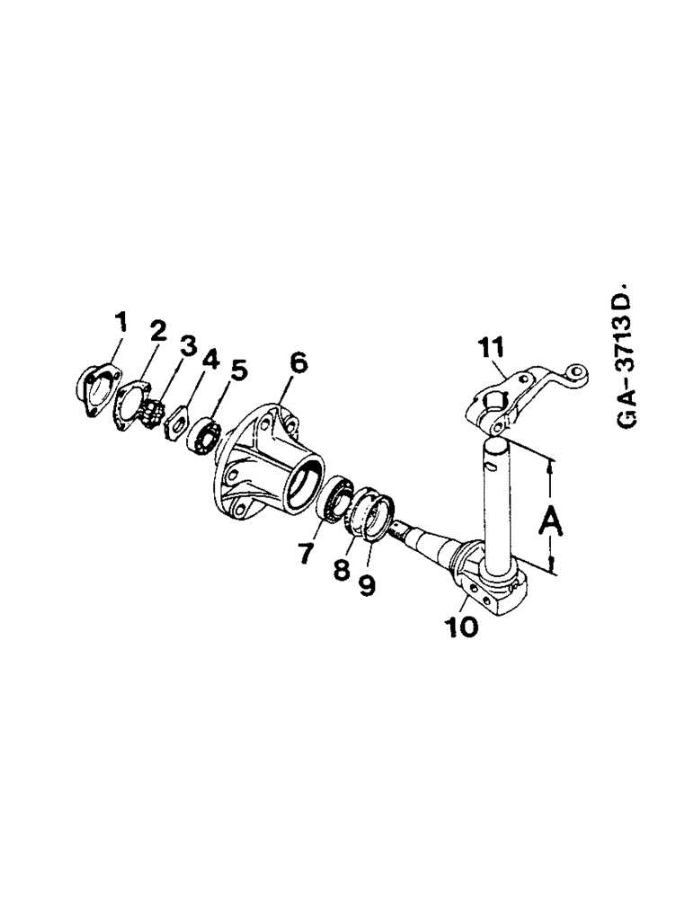 Схема запчастей Case IH 844S - (14-10) - STEERING KNUCKLE Suspension