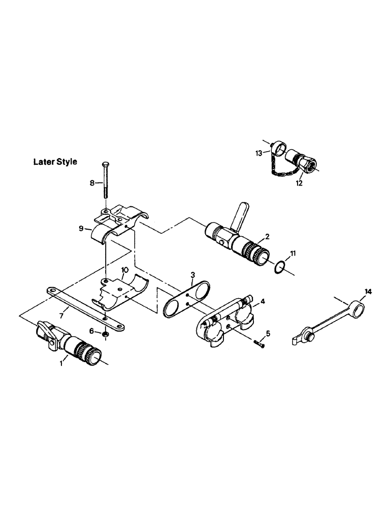 Схема запчастей Case IH PTA251 - (08-38) - HYDRAULIC COUPLER ASSEMBLY (07) - HYDRAULICS