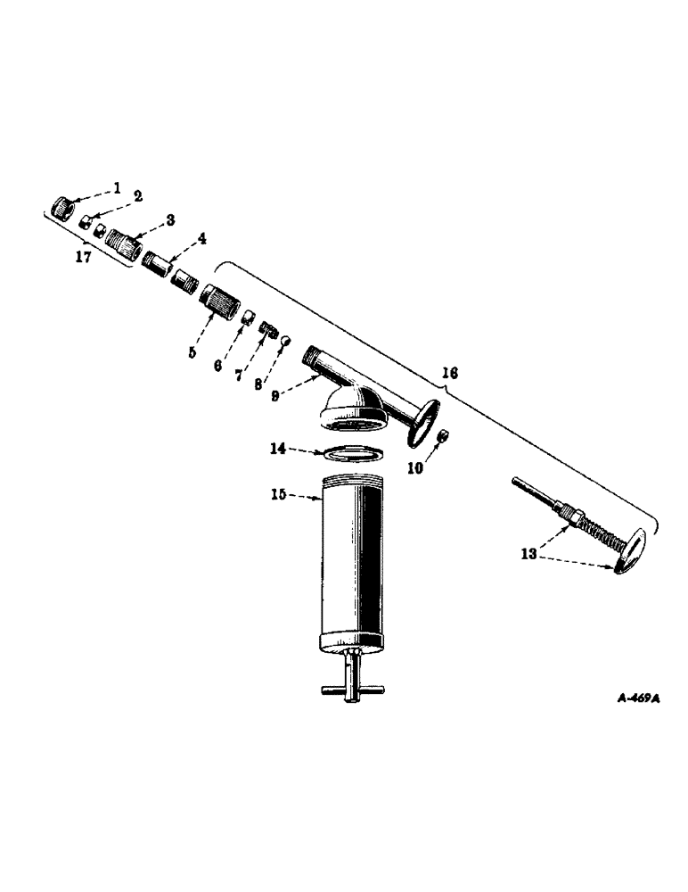 Схема запчастей Case IH SUPER A - (208) - CHASSIS, HAND LUBRICATOR (12) - CHASSIS