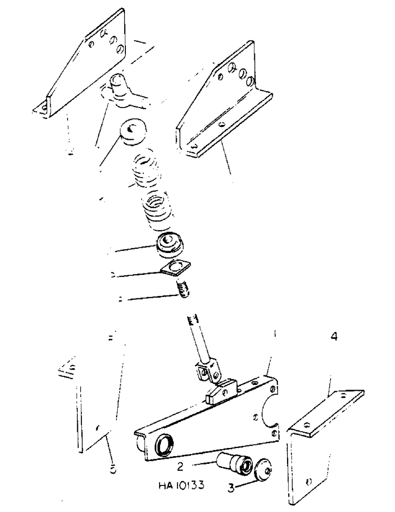Схема запчастей Case IH 55 - (C-21) - 55 CONSER-TILL GANG SUPPORT, 10 FOOT AND 13 FOOT MODELS 