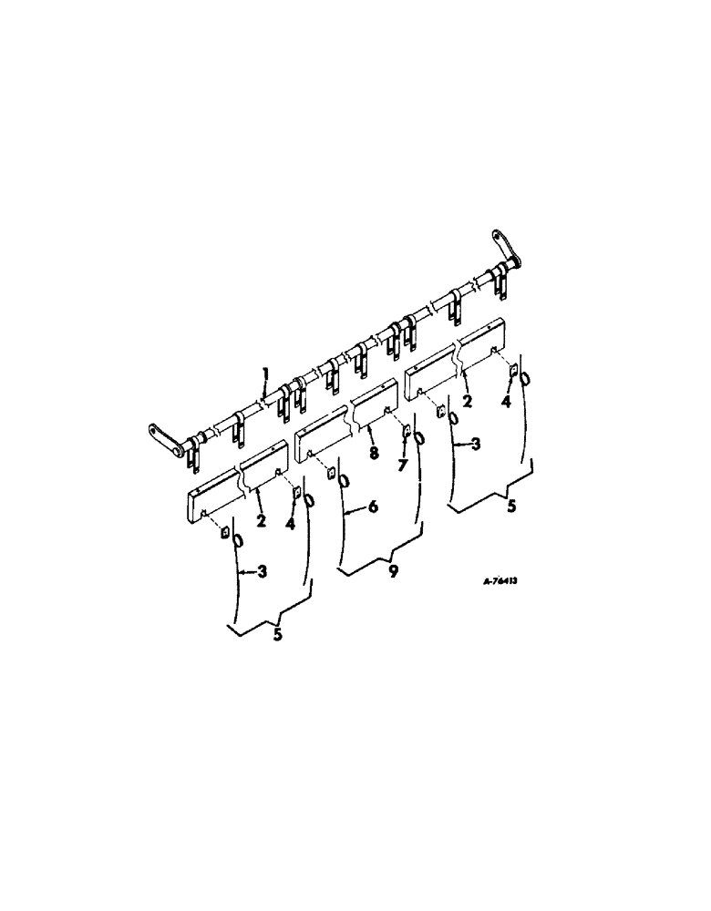 Схема запчастей Case IH 503 - (346) - BAT ASSY 15-FOOT (58) - ATTACHMENTS/HEADERS
