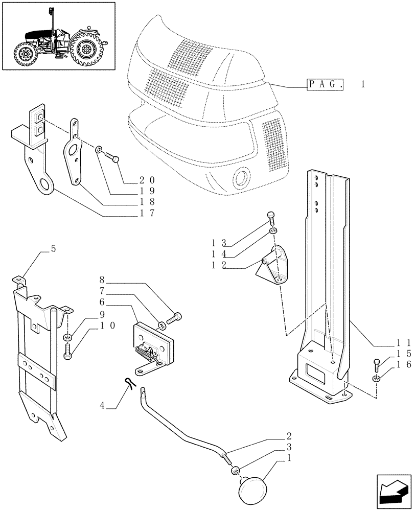 Схема запчастей Case IH JX1075C - (1.83.0[02]) - HOODS (08) - SHEET METAL
